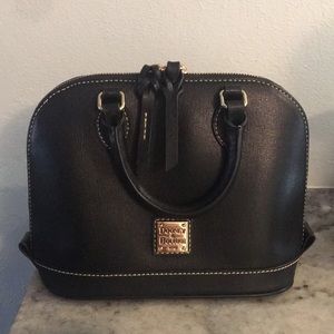 Dooney & Bourke Black Saffiano Bitsy Bag